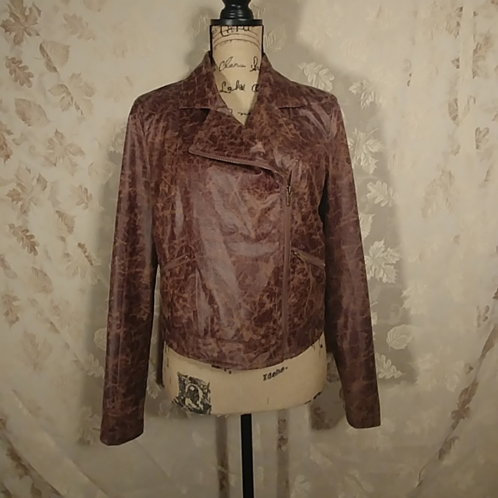 Gianni Bini Leather Style Jacket